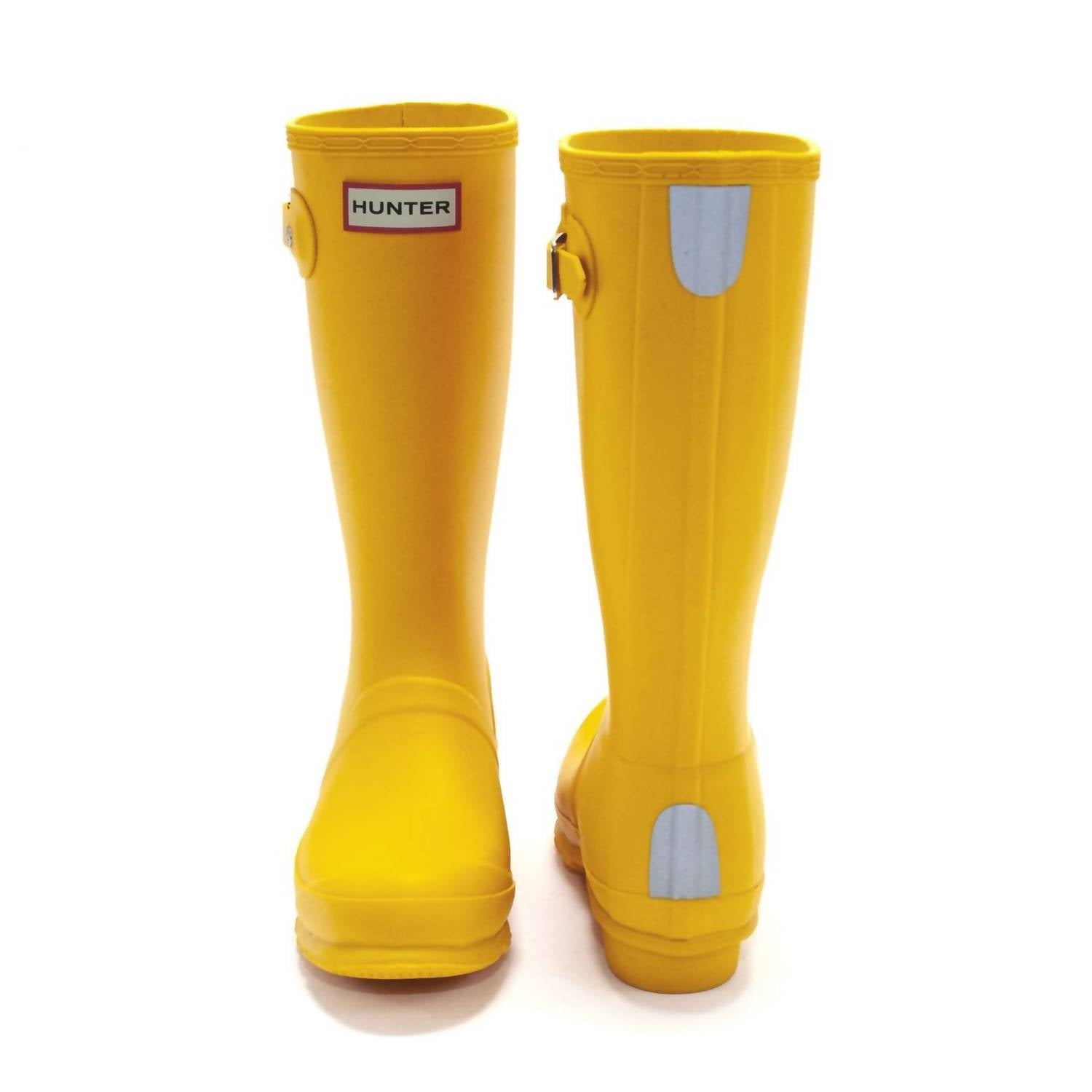 HUNTER Girls Original Rain Boots in yellow - kids' shoe - view 4