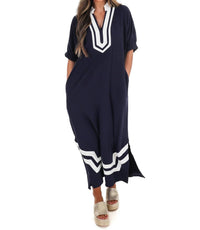 Entro - Women's In The Best Way Contrast Midi Dress
