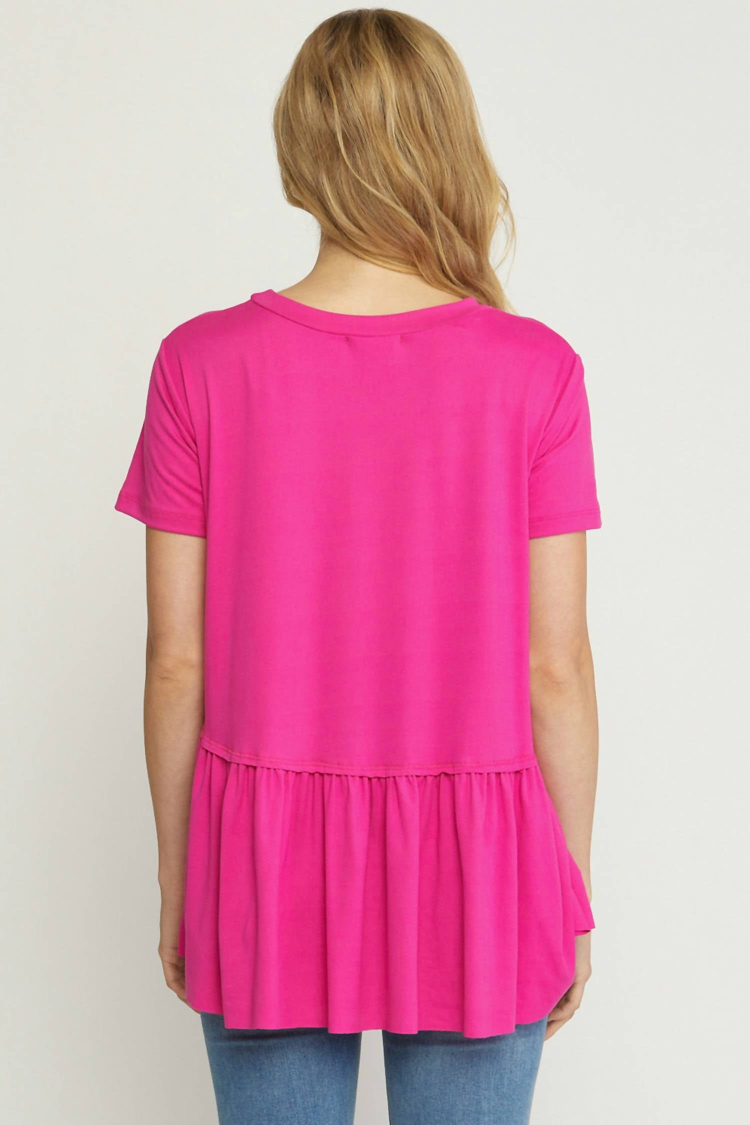 Entro - Short Sleeve Tiered Top
