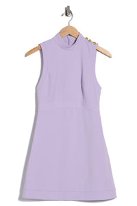 Alice + Olivia - Mock Neck Sleeveless Fit & Flare Dress