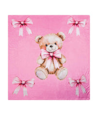 Iscream - Kid's Bella Beary Cute Plush Blanket