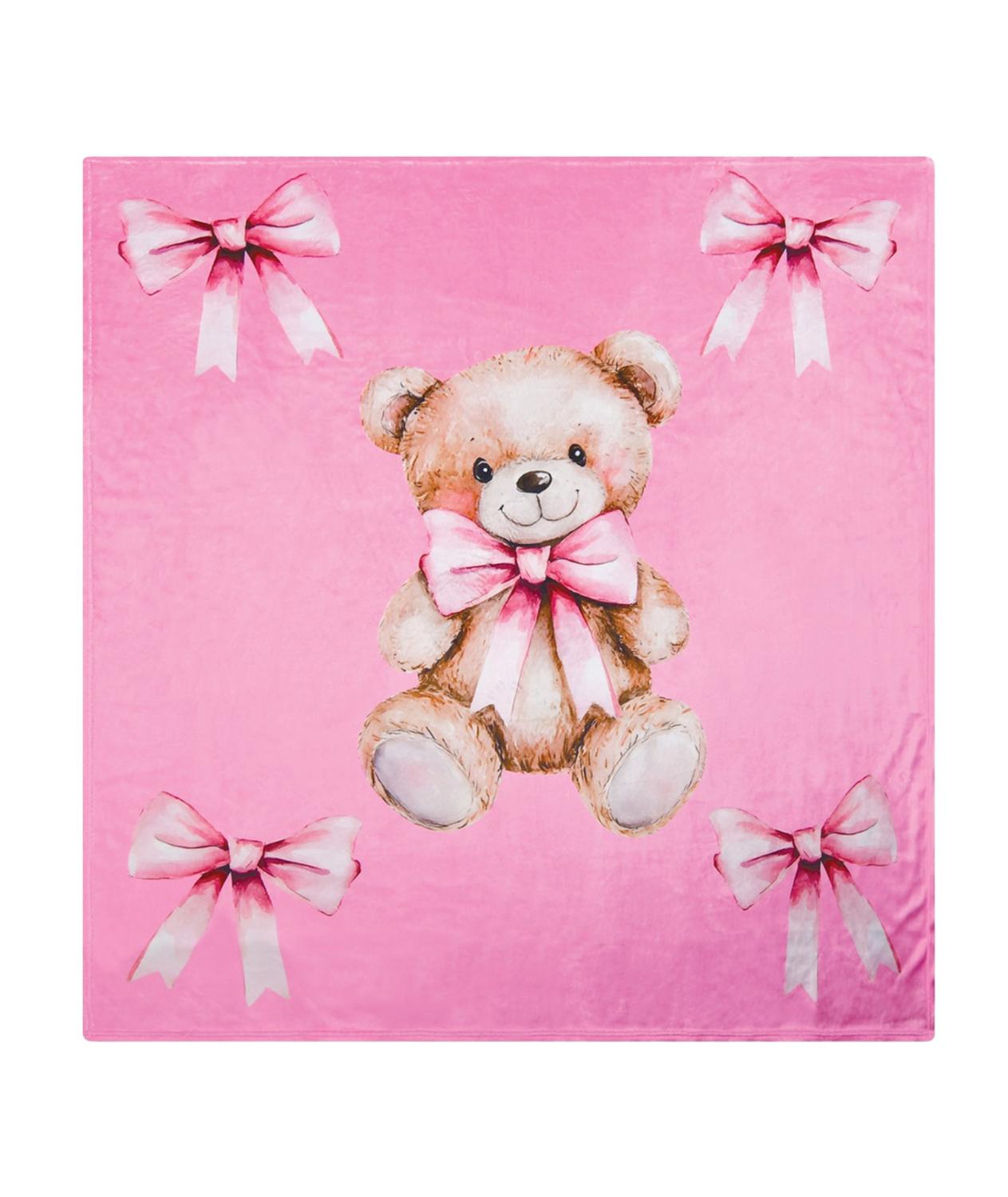 Iscream - Kid's Bella Beary Cute Plush Blanket