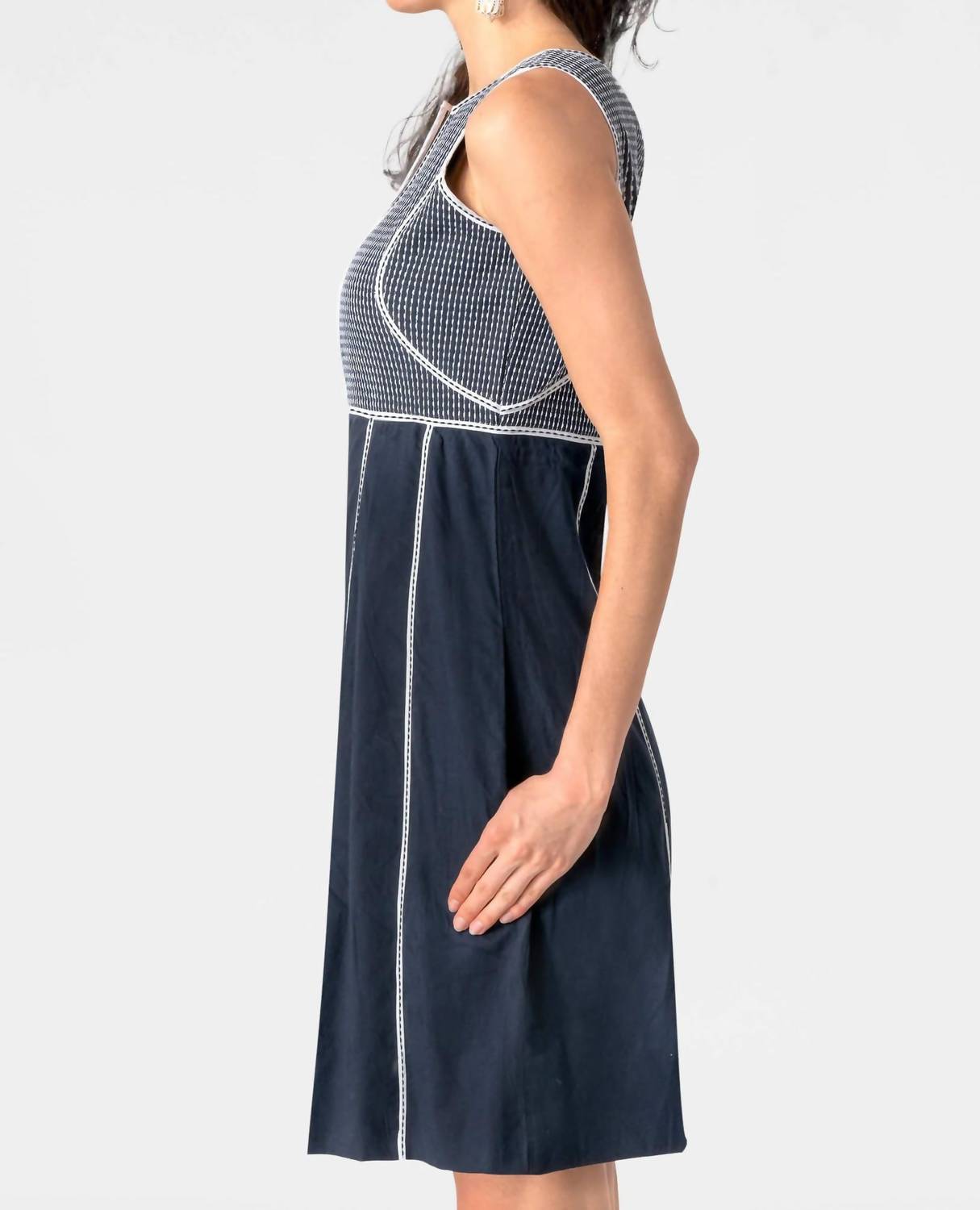 Gretchen Scott - Stripe Detailing Tango Dress