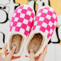 Katydid - Women's Checkered Pattern Slippers
