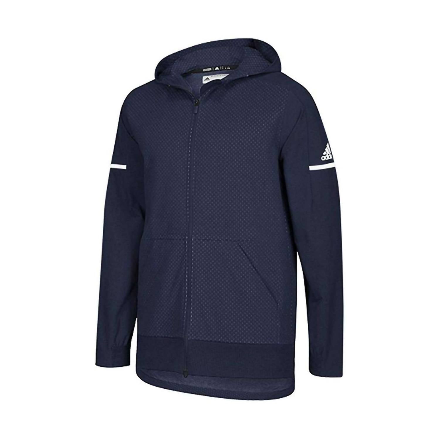 adidas Men's Zip Up Squad Jacket in collegiate navy - men's jacket