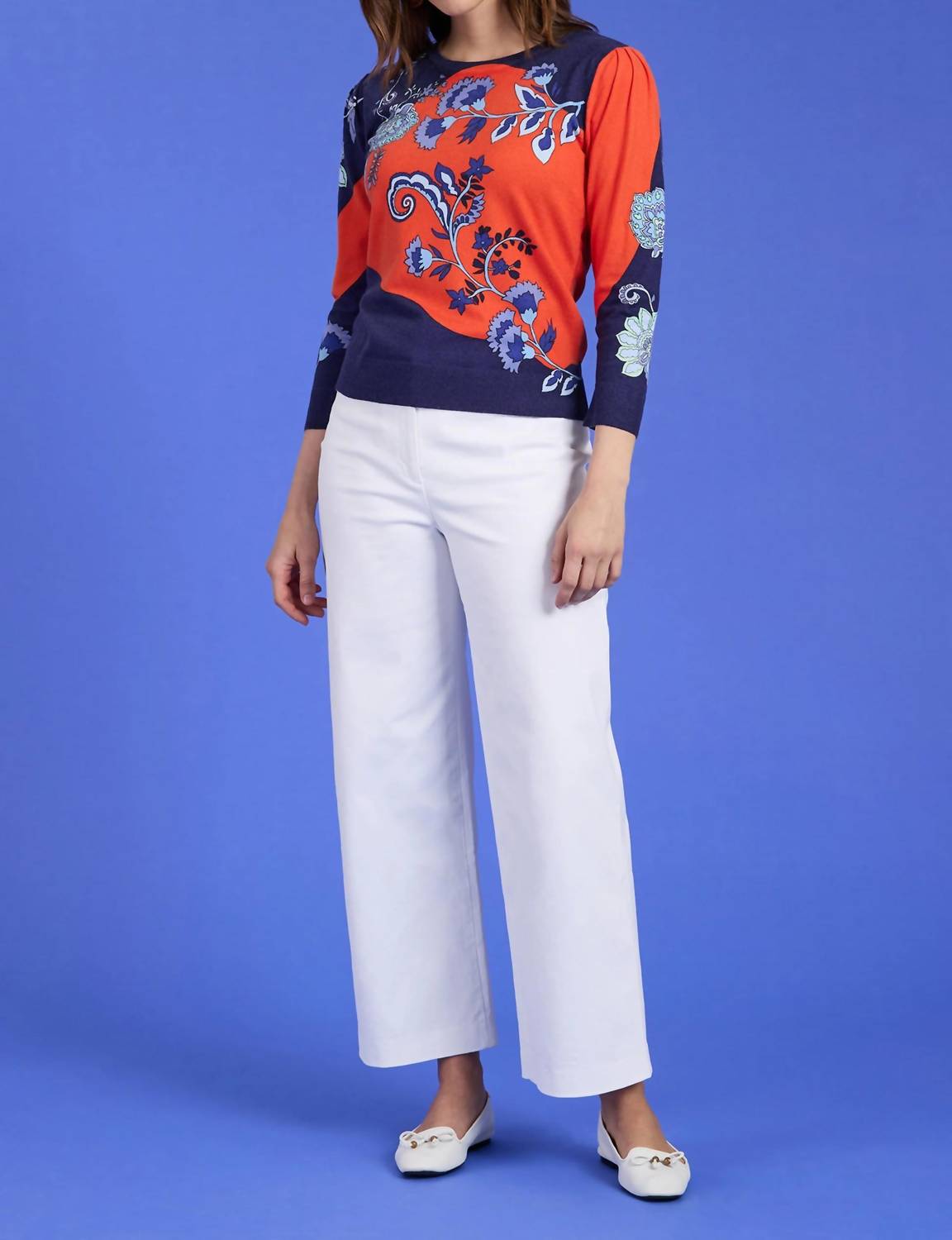 Tyler Boe - Julianne Floral Print Sweater