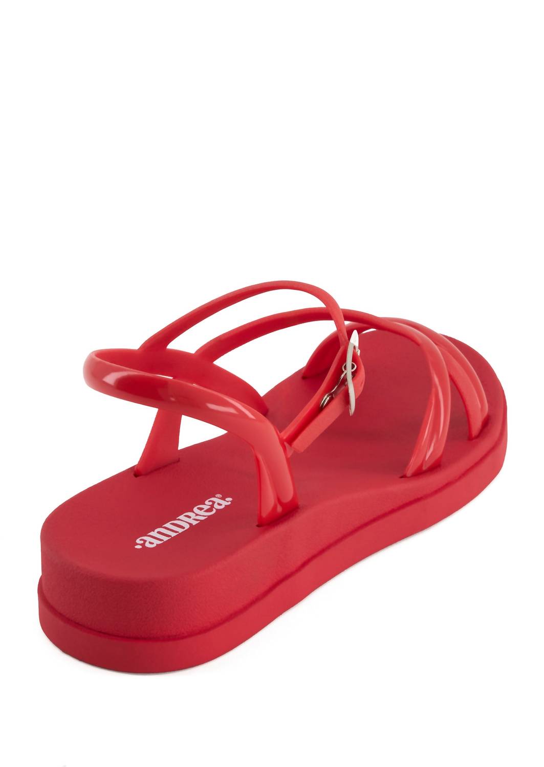 Andrea Women's Classy Sandal in red - women's sandal - detail view