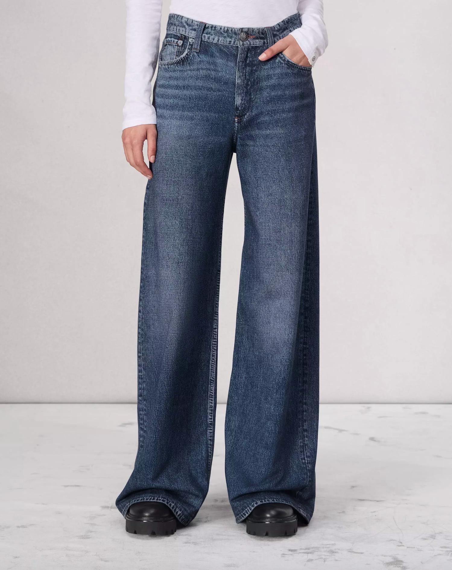 Rag & Bone - Miramar Sofie High-rise Wide Leg Jeans