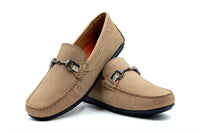 Martin Dingman - Men's Bermuda Nubuck Horse Bit Loafers