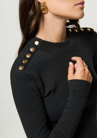 Nation LTD Palmer Dress in jet black - women's dress - view 4