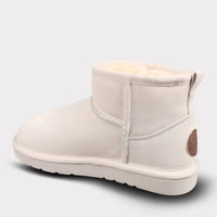 Lamo Women's Kora Short Slip On Boot in winter white - women's shoe - view 4