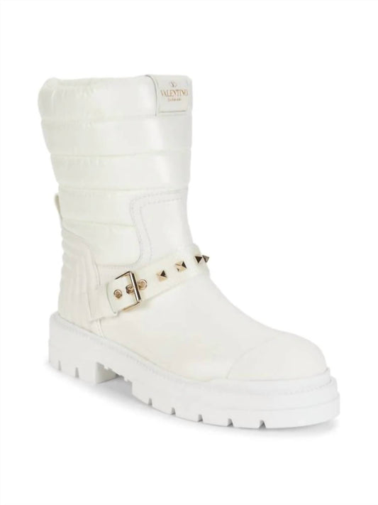 Valentino Garavani - Women's Calfskin Leather Ankle Boots