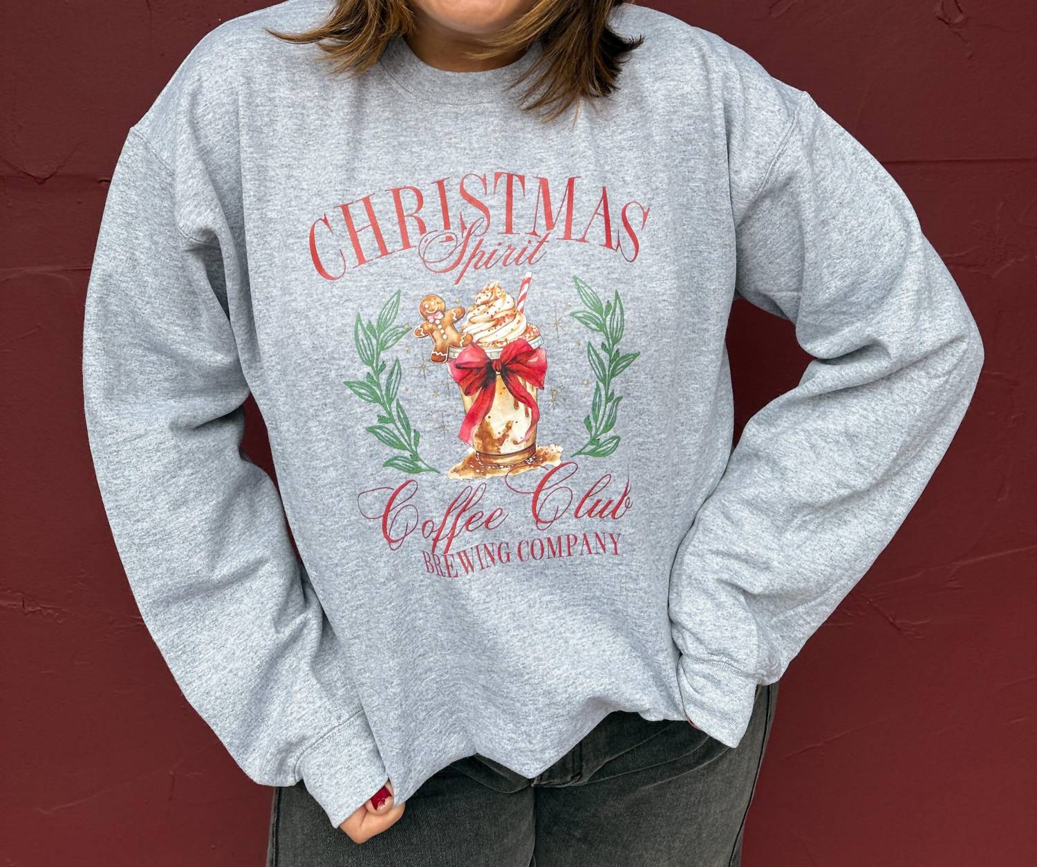 Melody Faye - Christmas Spirit Coffee Club Sweatshirt