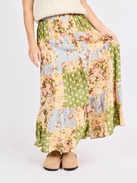 Sadie & Sage - Treasured Trove Midi Skirt