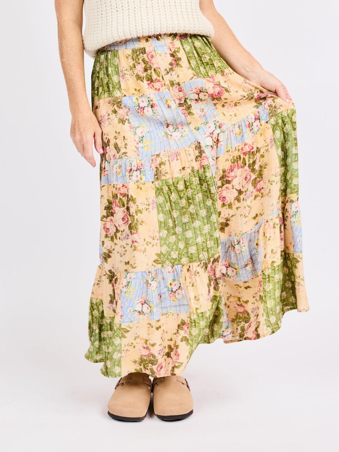 Sadie & Sage - Treasured Trove Midi Skirt