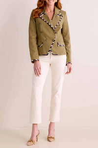 Fate by LFD Arianna Army Blazer in olive green - women's jacket - view 4