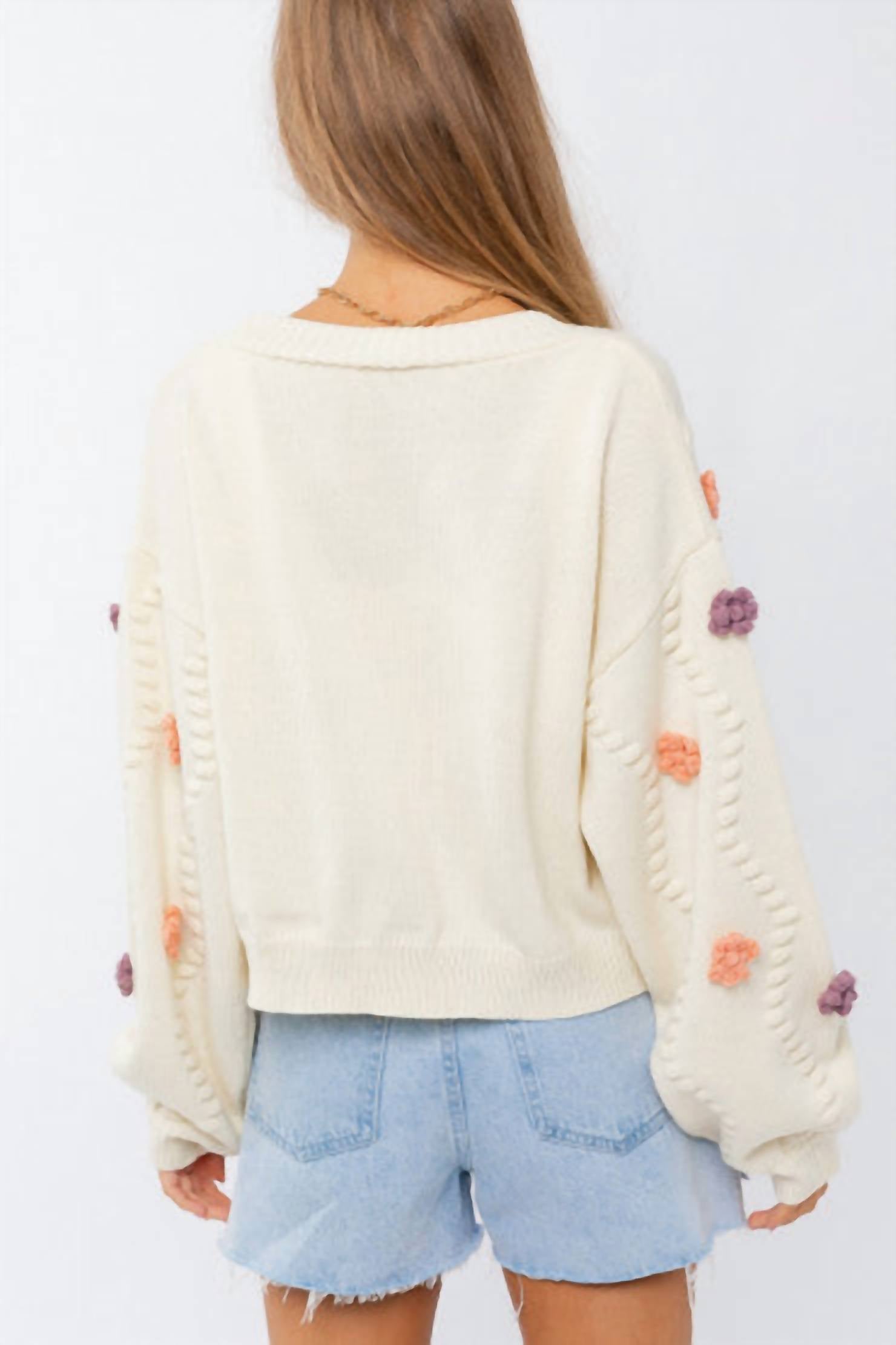 Le Lis - Petal & Thread Floral Cardigan