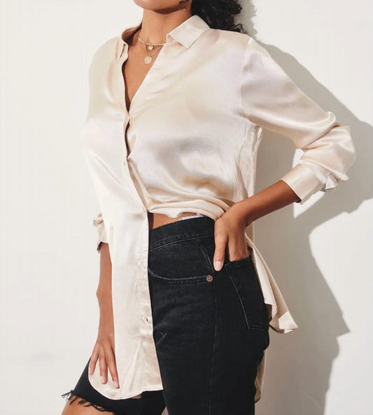 Dress Forum - Take It Easy Satin Shirt