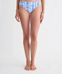 Vineyard Vines - Ruched Low-rise Bikini Bottoms
