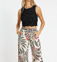 Caballero - Isabelle Black Lace Top