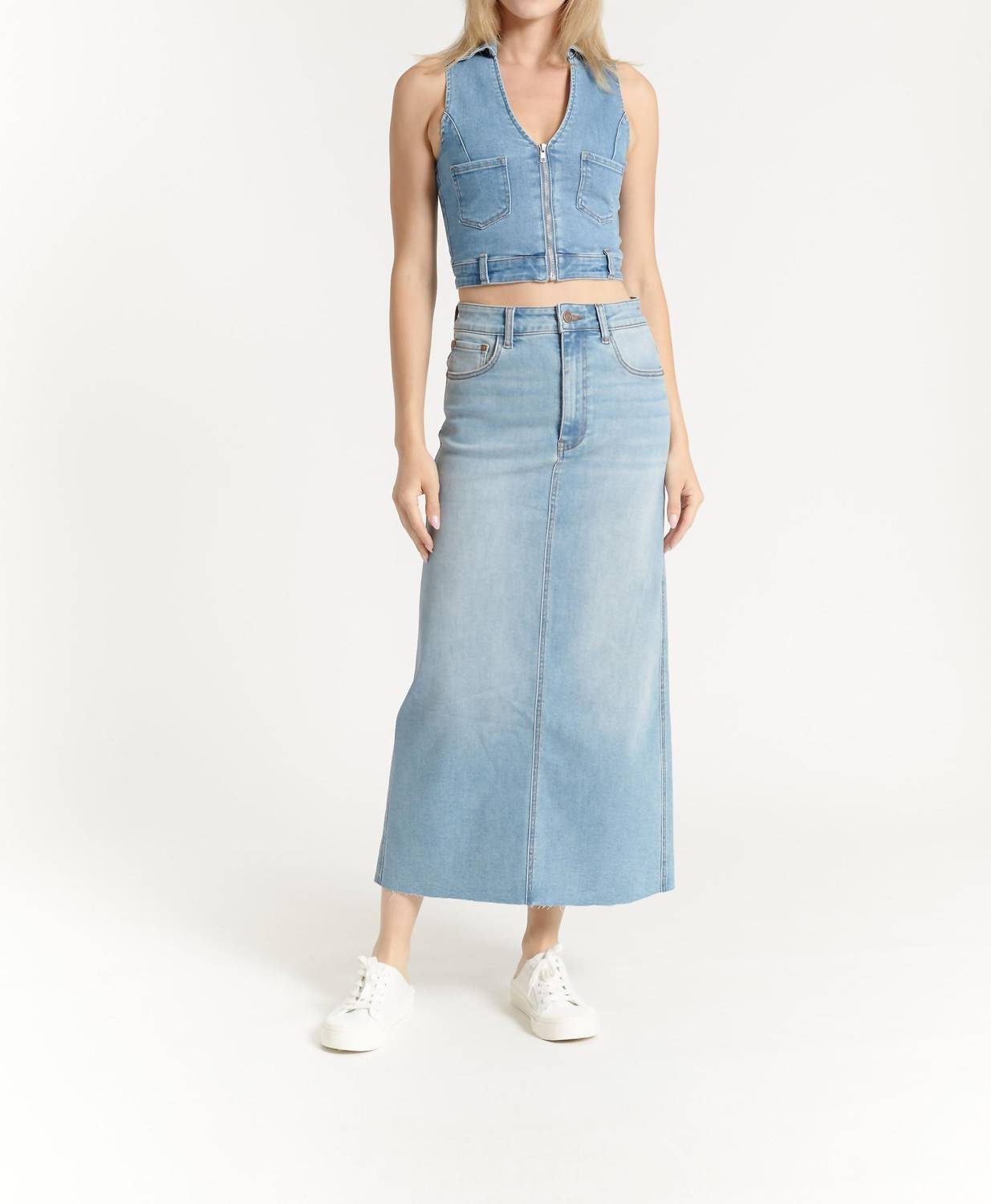 Oat New York - Denim Maxi Skirt
