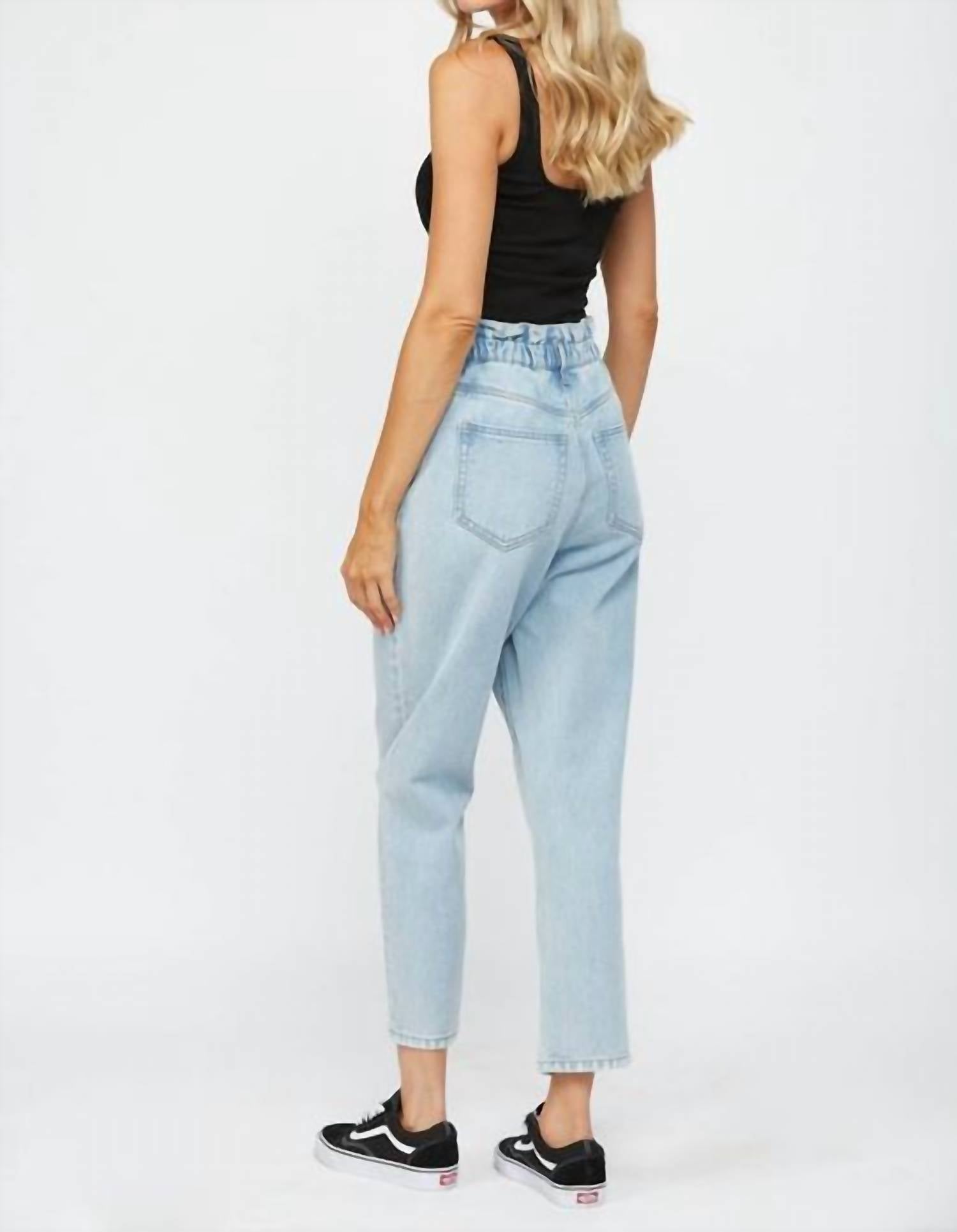 Mica Denim - Paperbag Super High Mom Jeans
