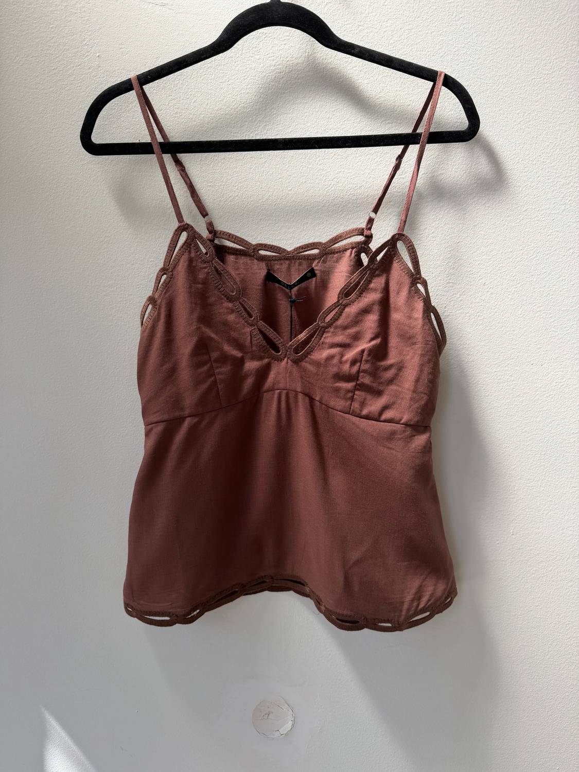 Deluc - Comte Embroidered Trim Camisole