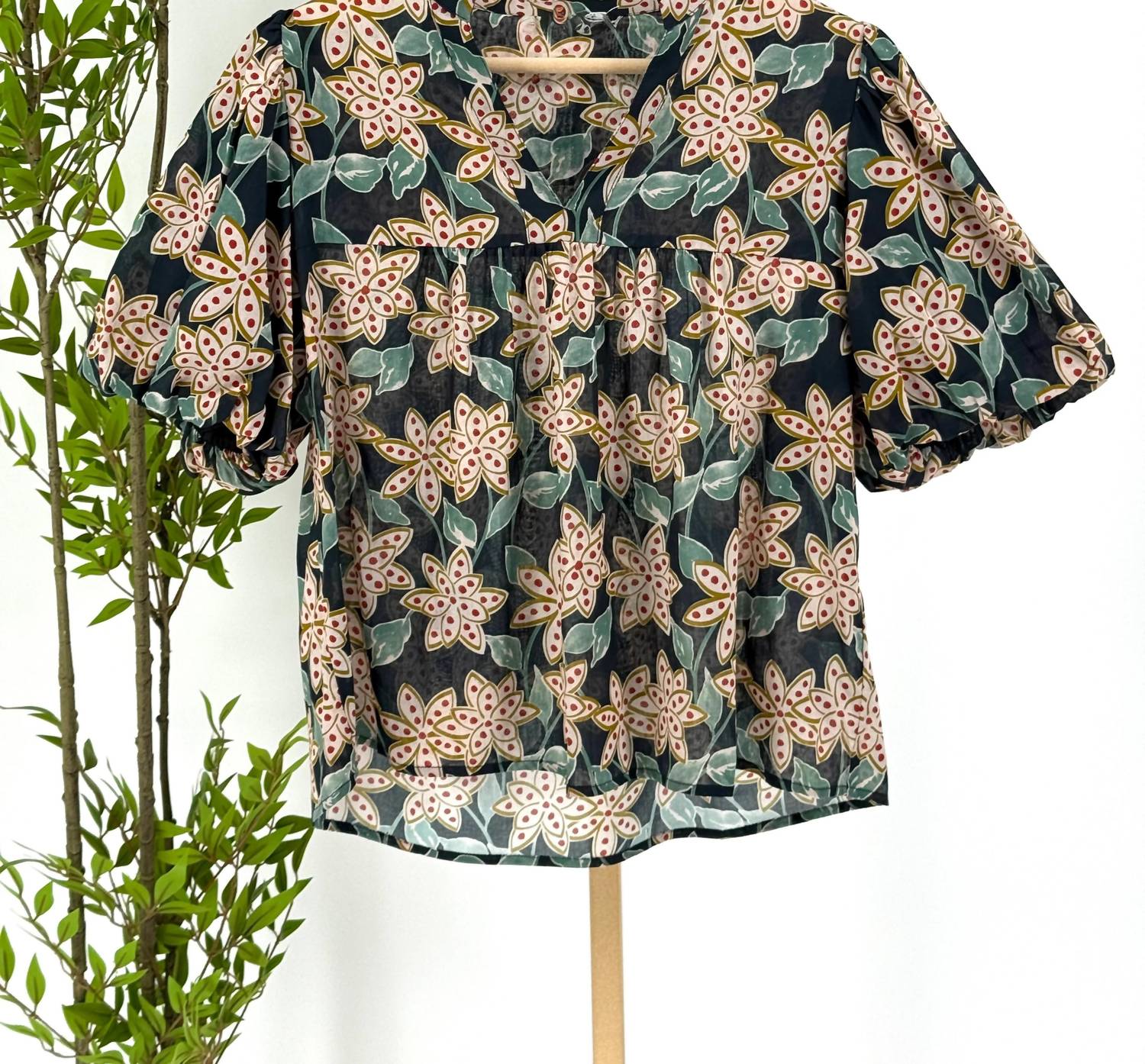 Thml - Women's Wildflower Whim Mesh Top