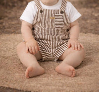 Mayoral - Striped Overall With Tee