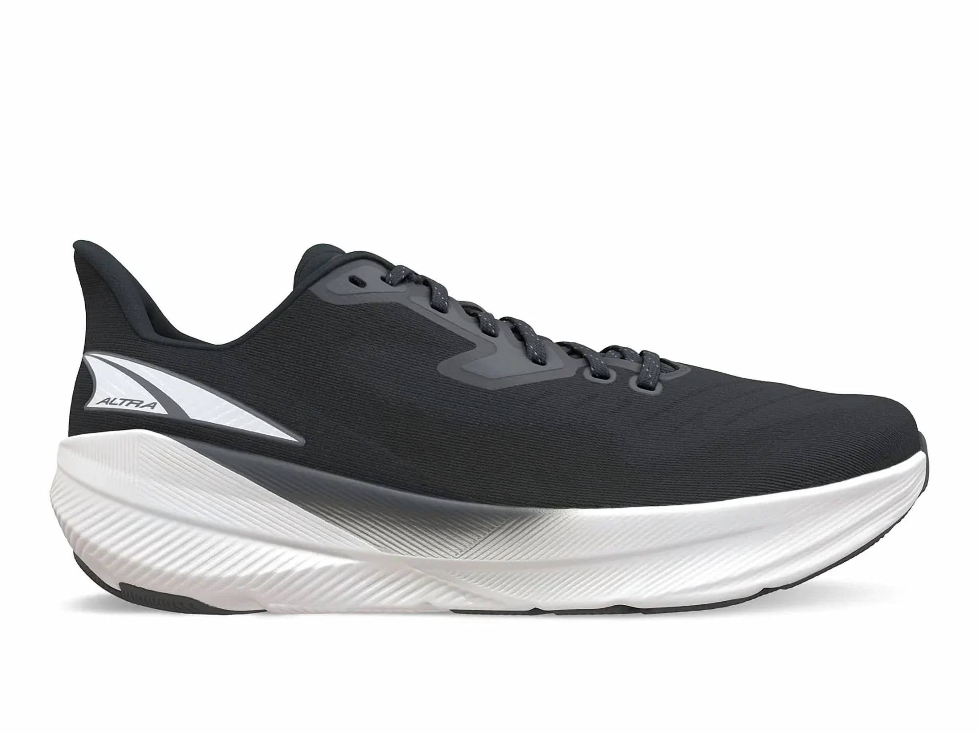 ALTRA Men's Experience Flow 1 Running Shoes in black white - men's shoe