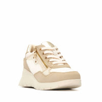 Xti - Women's Casual Wedge Lace-Up Sneakers