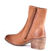 DIBA True Women's Majes Tic Boots in rich cognac - women's shoe - detail view