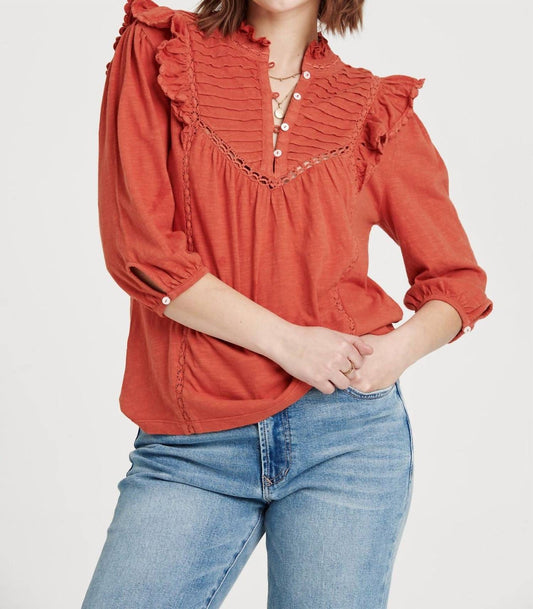 Another Love - Kendall Pleated Yoke Top