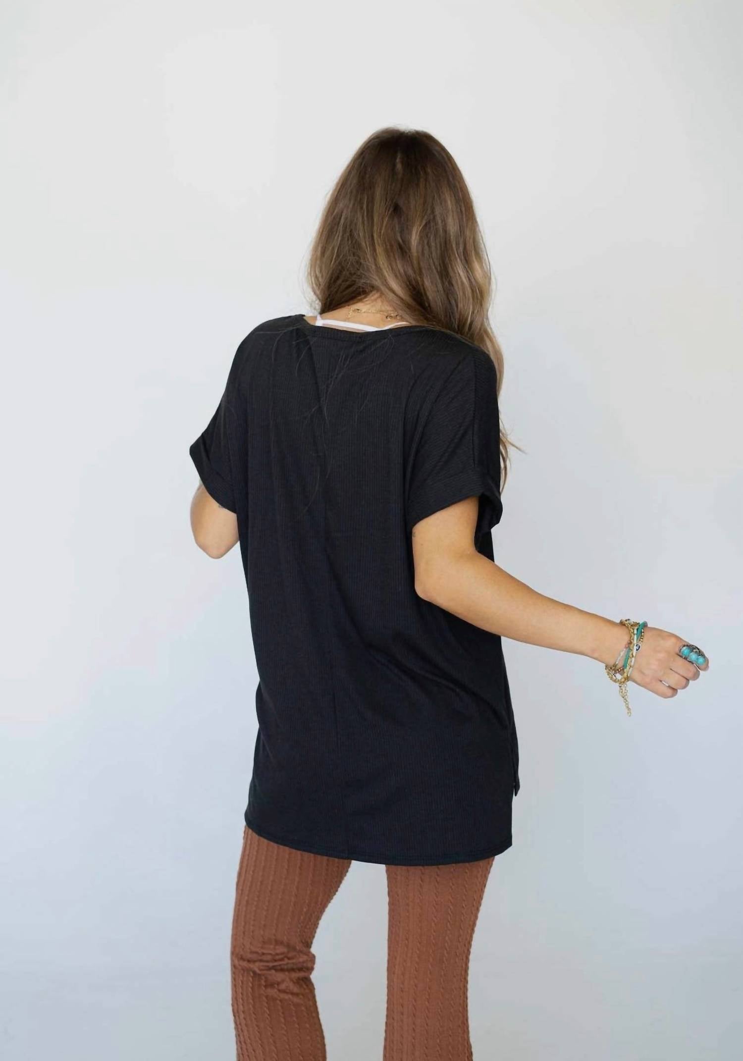 Three Bird Nest - Classic V-neck Top