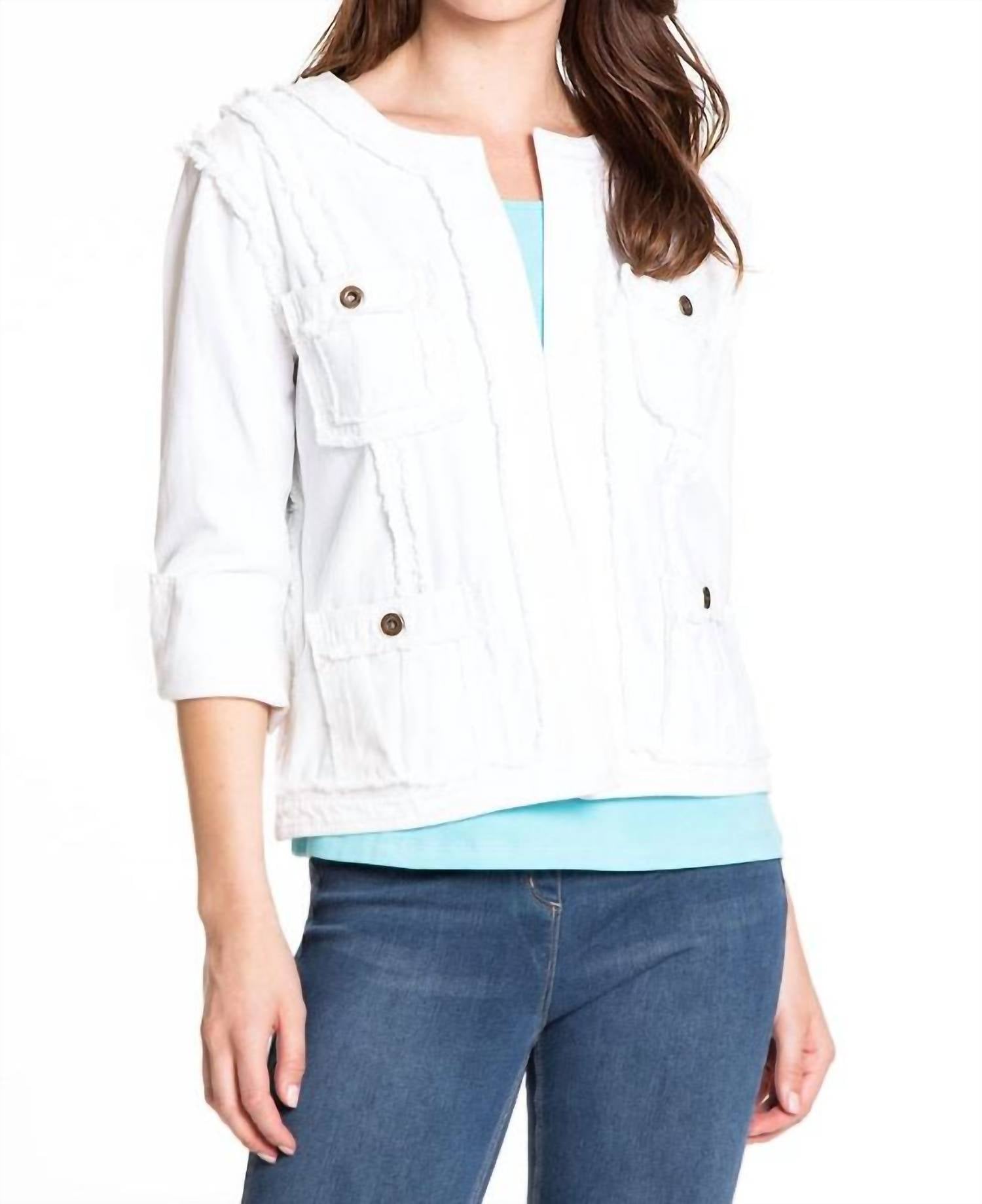 Fringe Trim Jacket