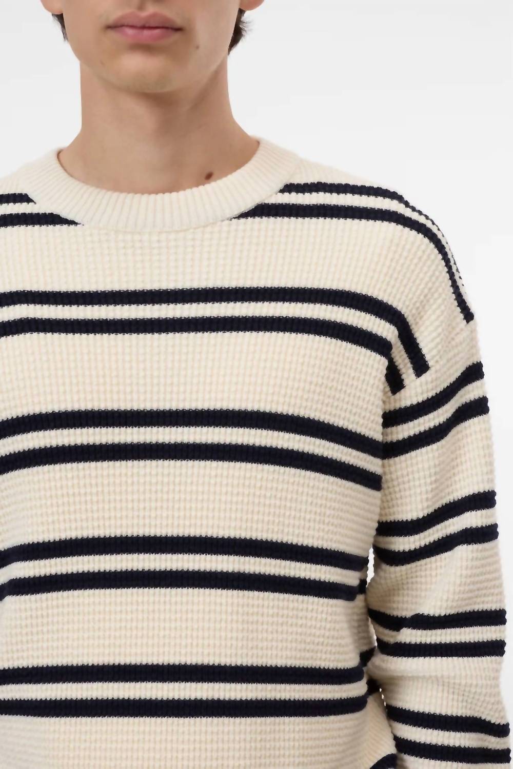 Closed - Striped Crewneck Jumper Sweater