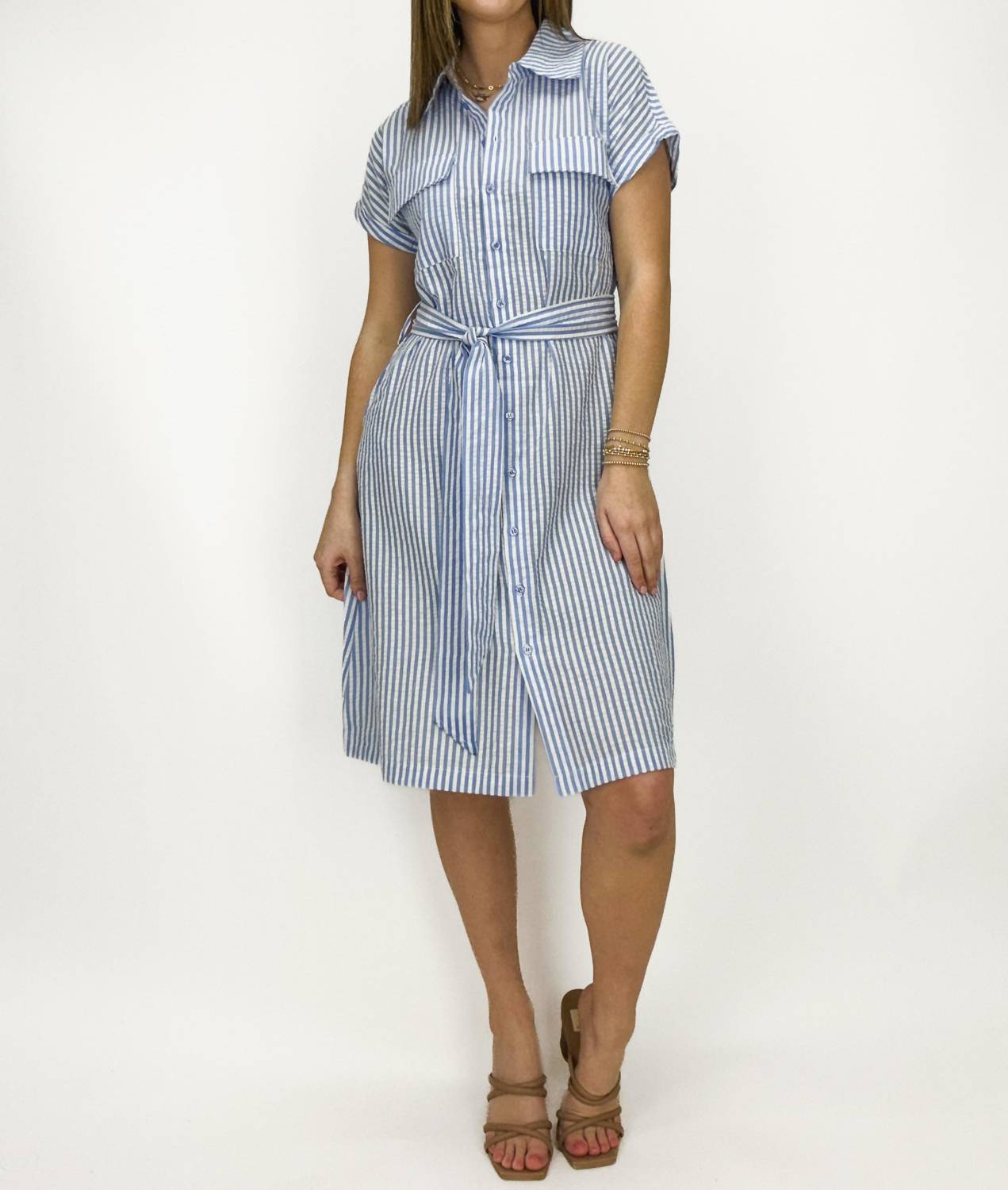 Dolce Cabo - Lila Striped Dress