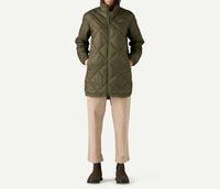 Patagonia Pine Bank Insulated Parka Jacket in basin green 1 - women's jacket