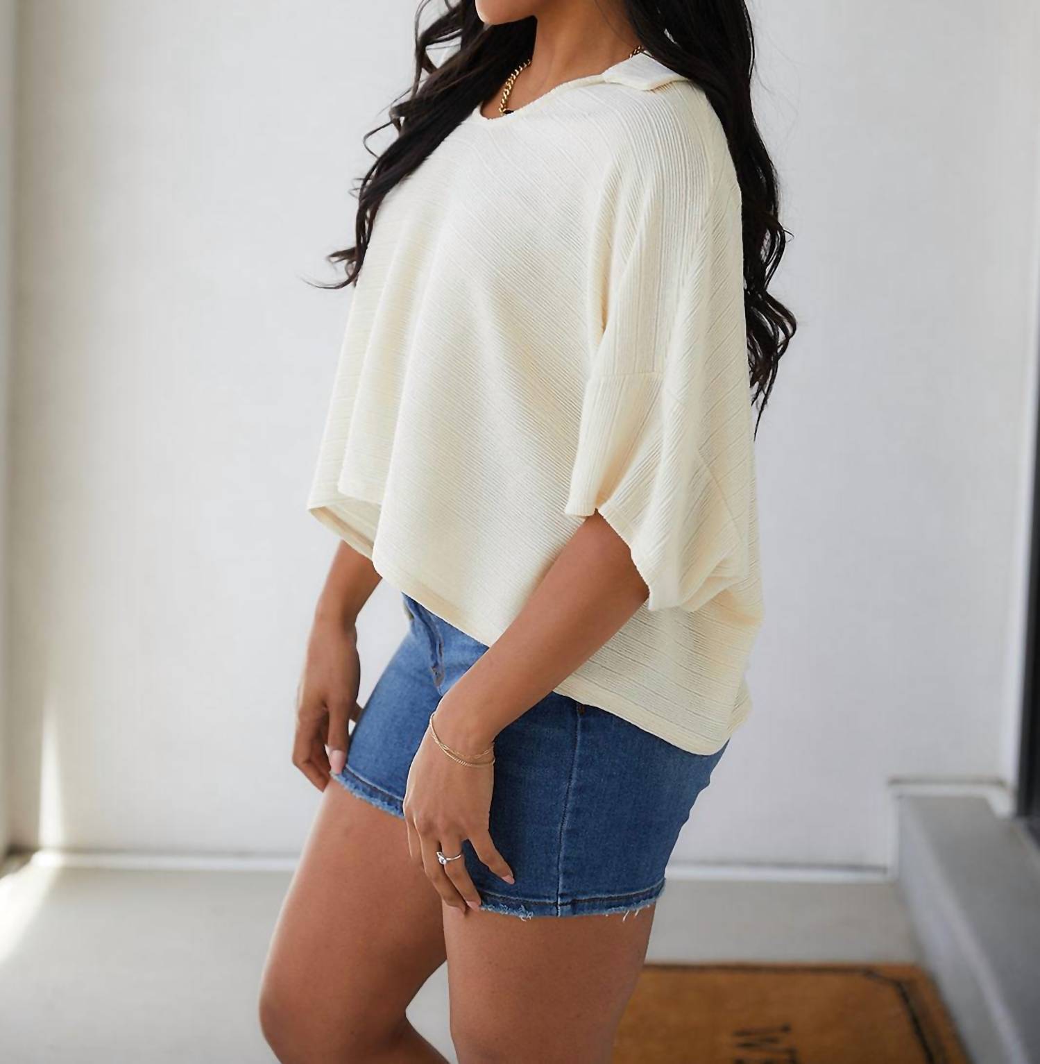 Hailey & Co - Brianna Boxy Crop Top