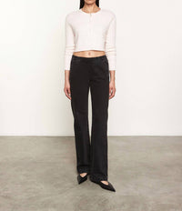 Enza Costa - POWDER CASHMERE CABLE KNITTED CARDIGAN