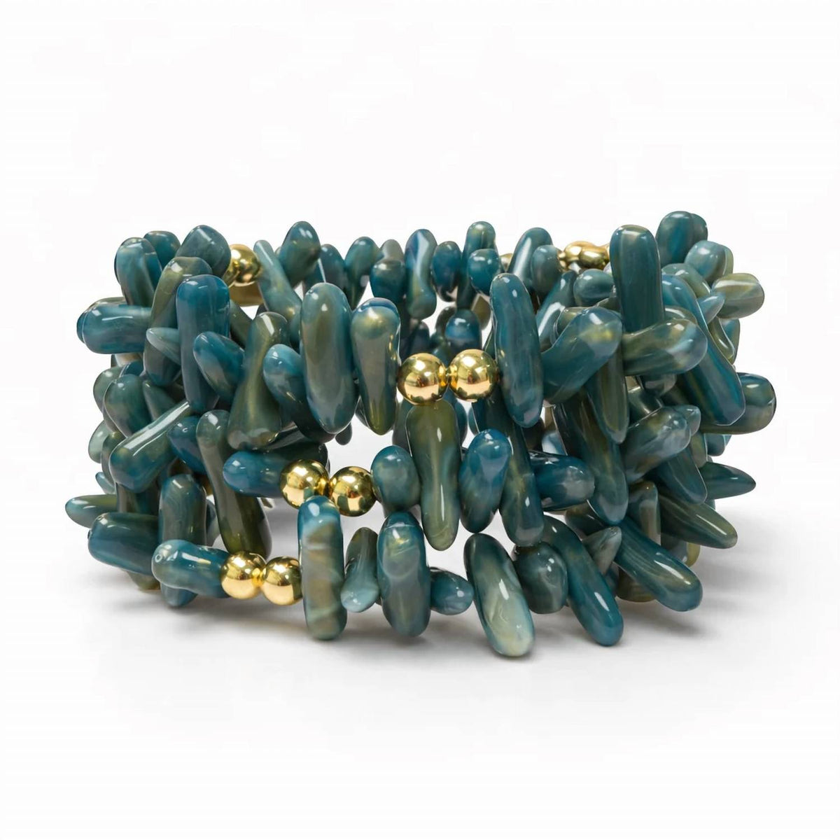 Sahira Jewelry Design - Sea Glass Wrap Bracelet
