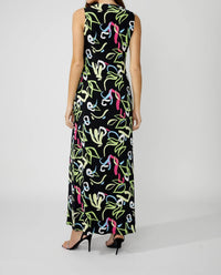 Frank Lyman - Doodle Print A-line Maxi Dress