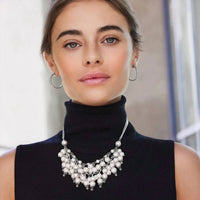 Brighton Women's Pearl-lcious Necklace in silver - women's jewelry - detail view