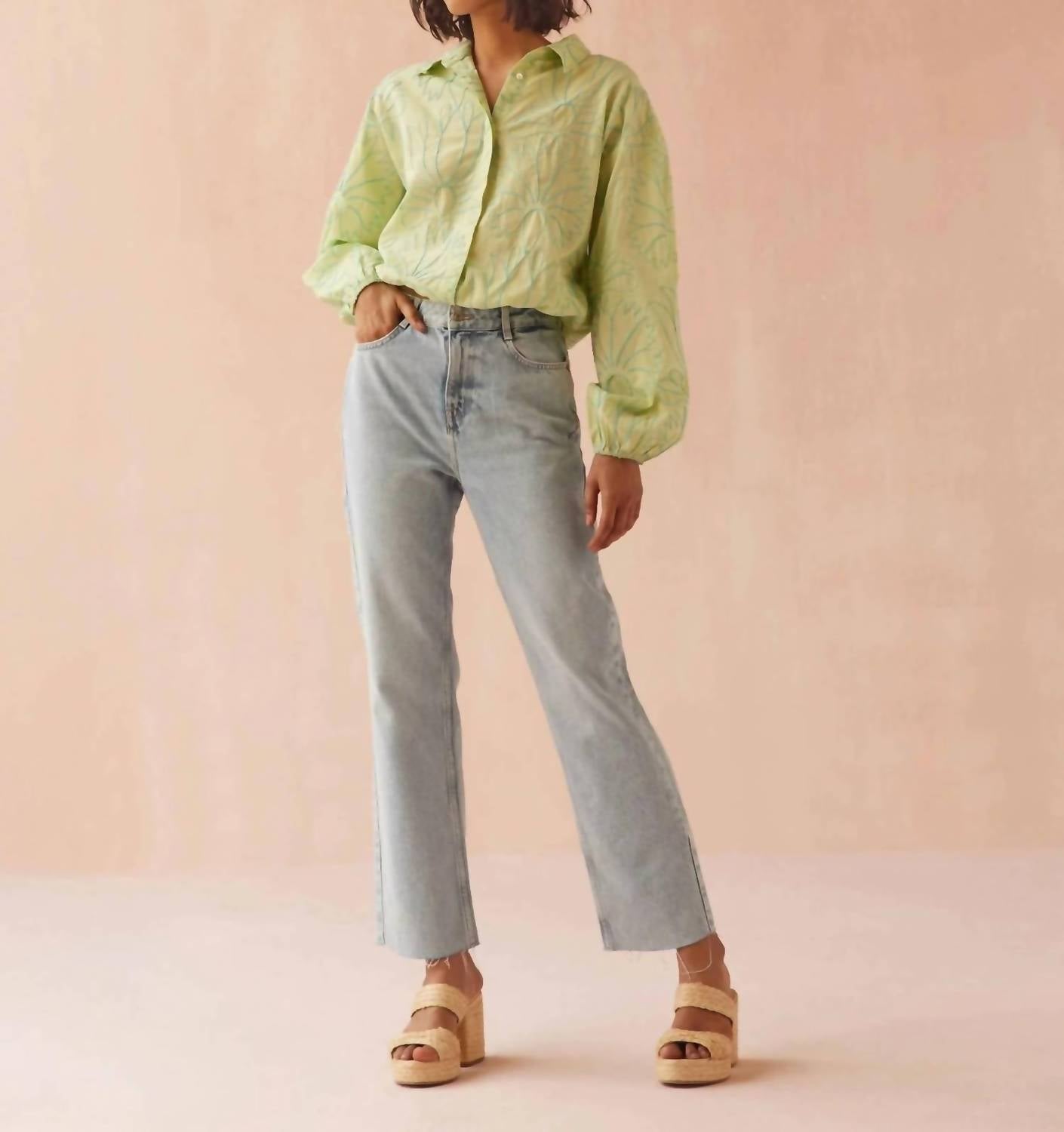 Omika - Nero Button Down Blouse