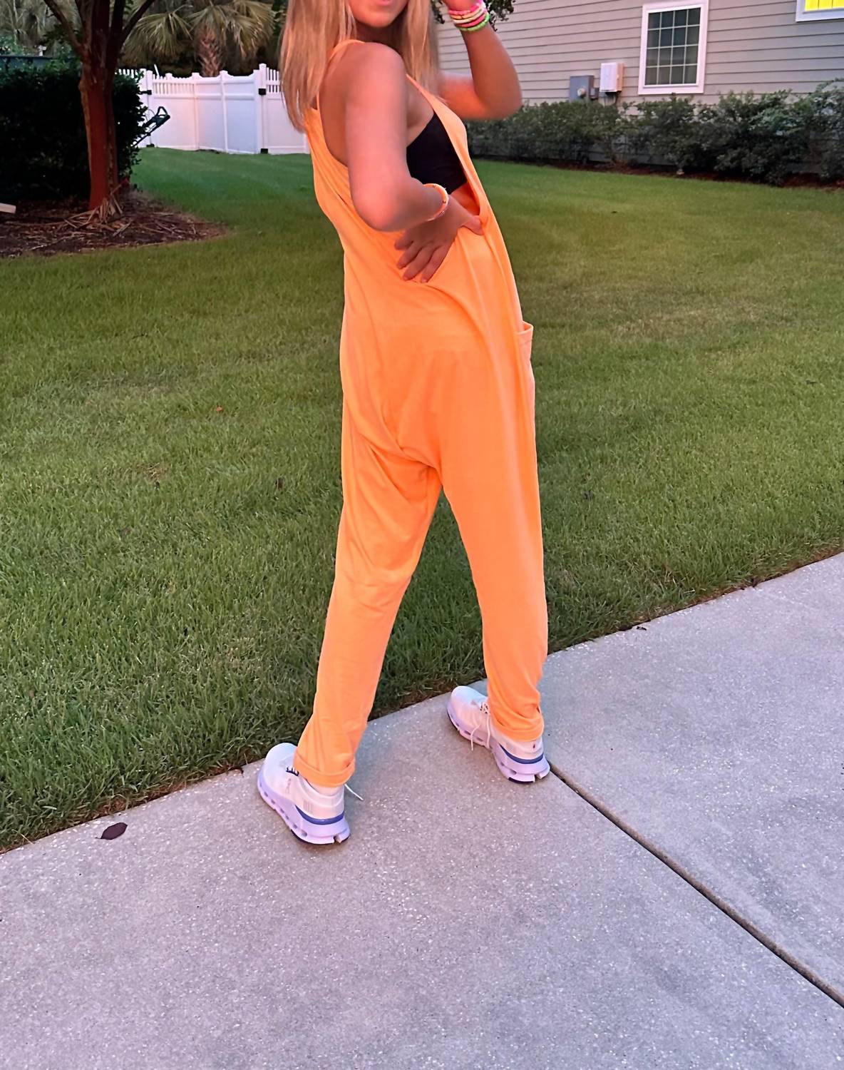 Bucketlist - Athletic Racerback Romper Onesie