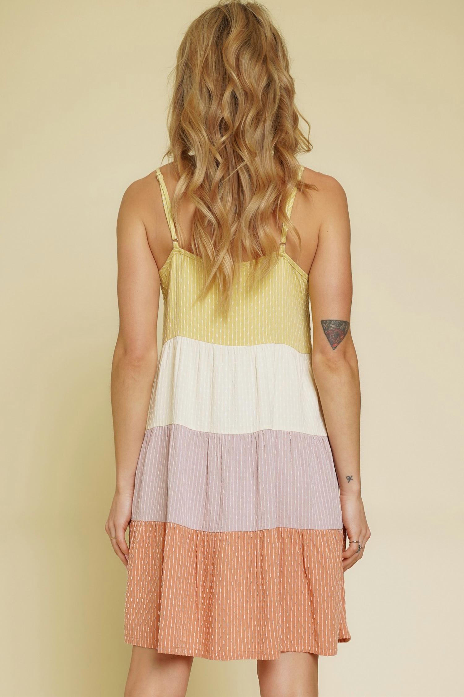 Mystree - Block Babydoll Dress