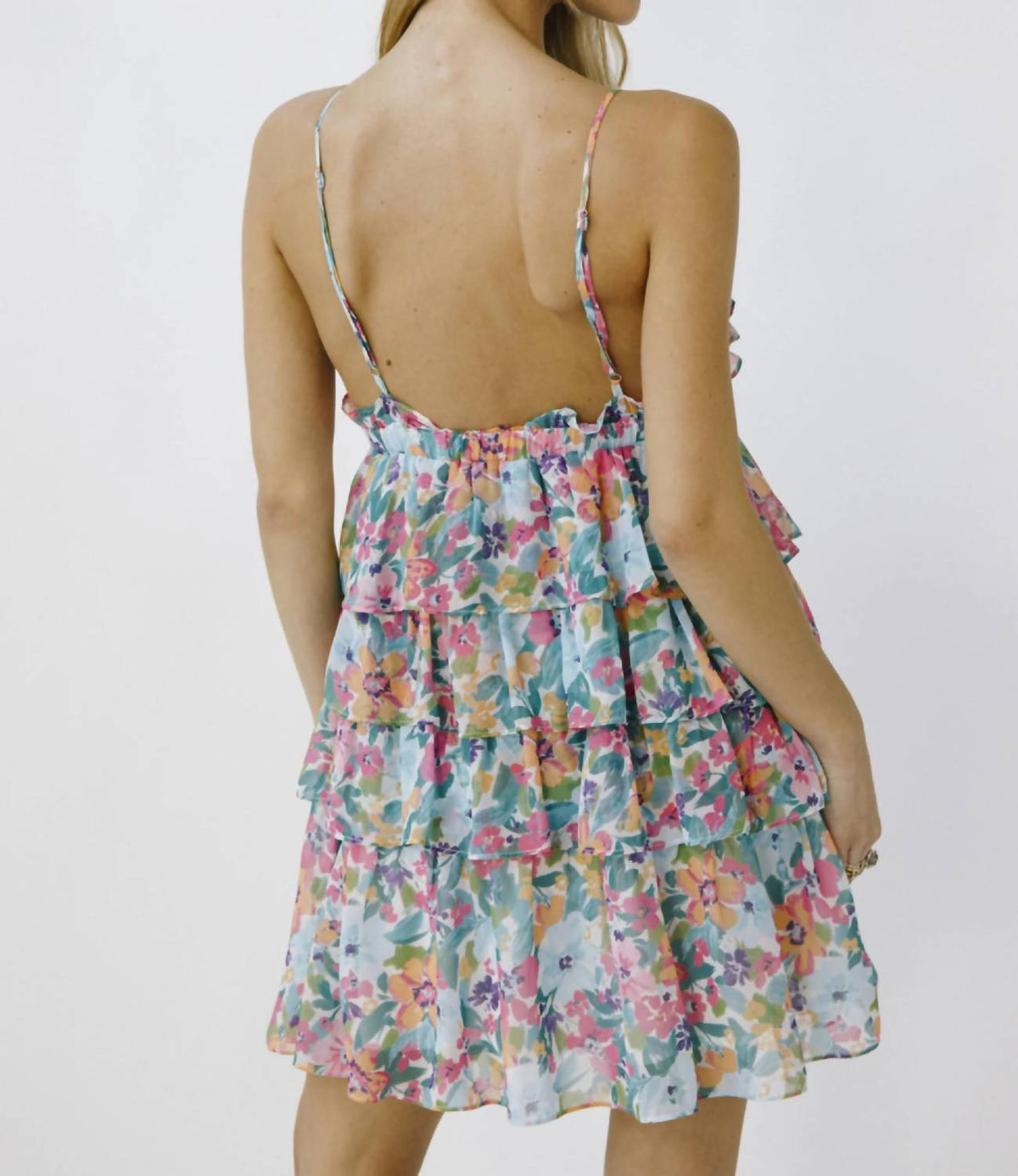 Storia - Coral Me Later Mini Dress