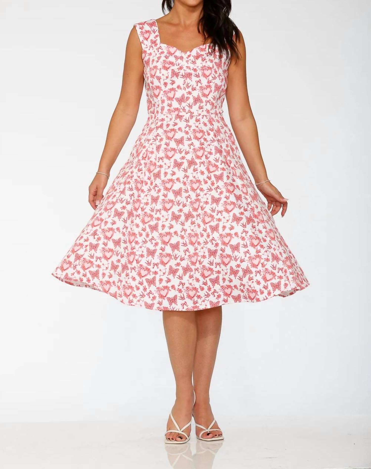 Orchid Bloom - Heart Angel Swing Dress