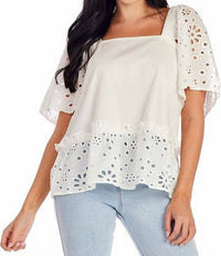 Mudpie - Eyelet Top