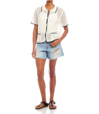 Fifteen Twenty - Gemma Crochet Shirt